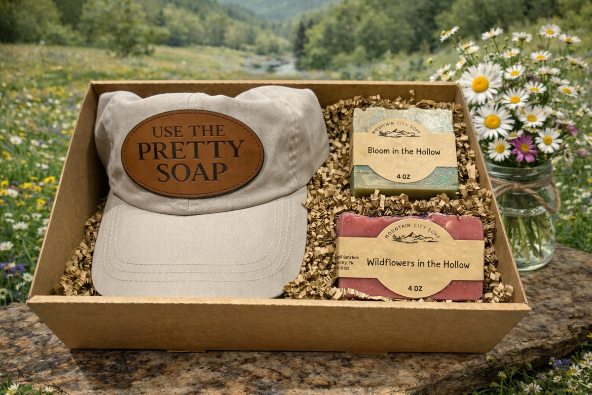 Great — Spring in the Hollow Gift Box | Artisan Soap & Hat Bundle