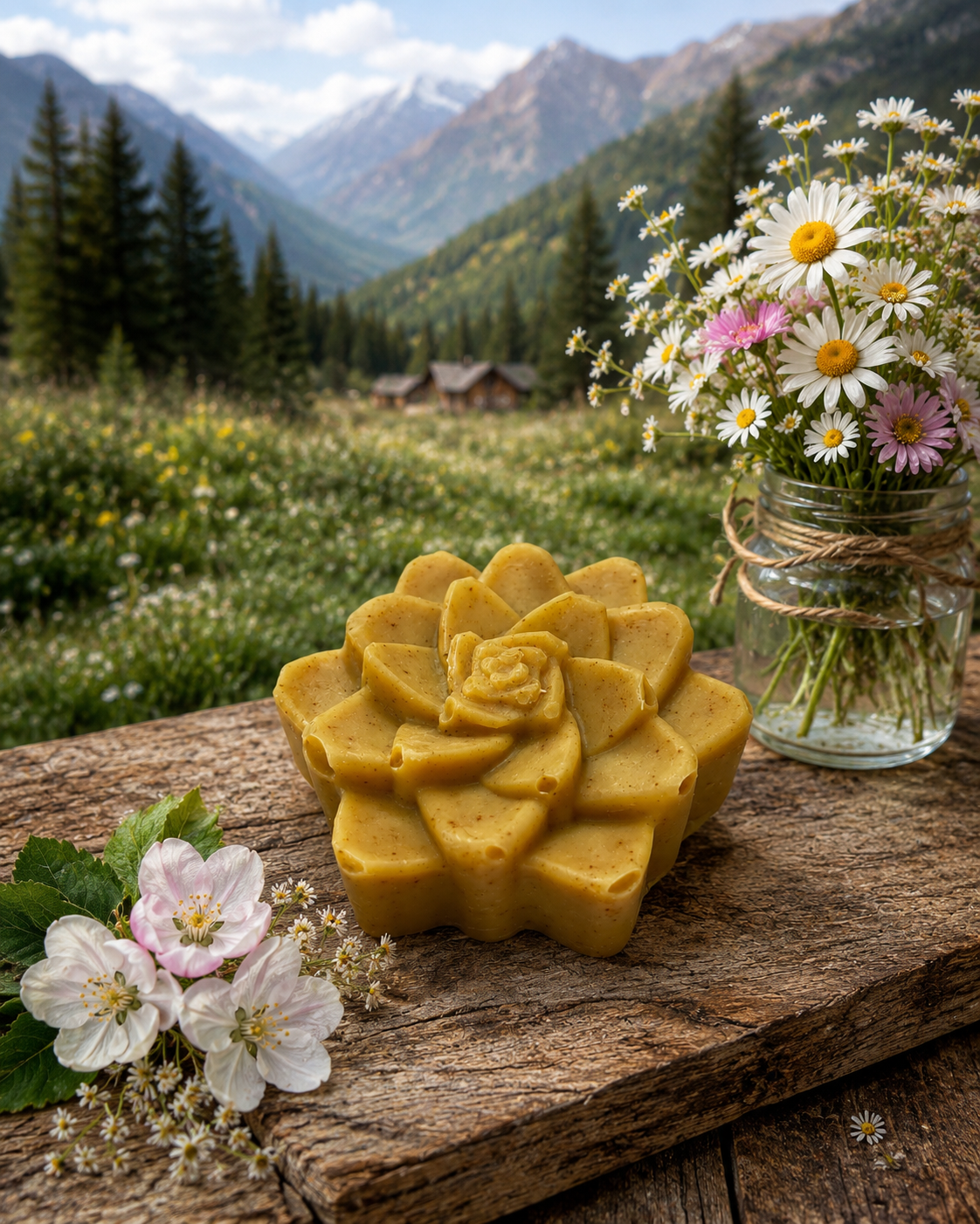 Golden Glow Face Soap in the Hollow